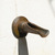 Small Ramon fountain spout with Tuscan brown patina