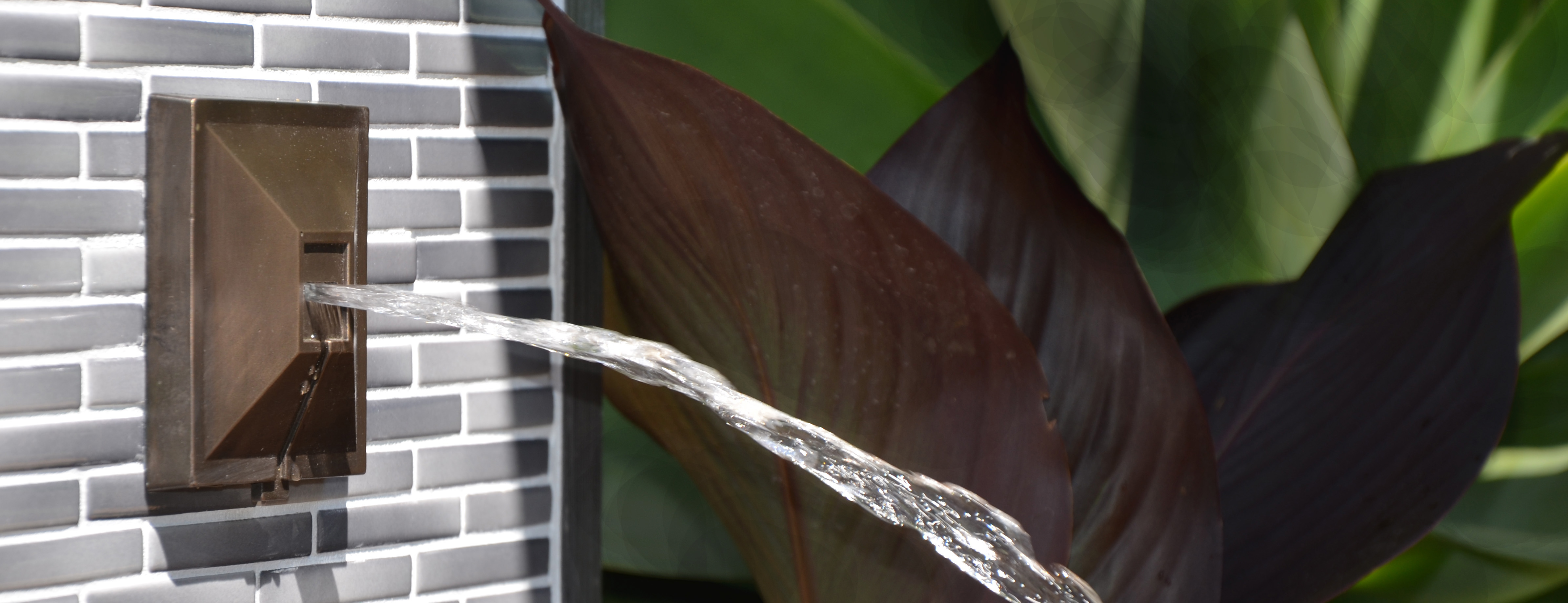 Hendricks bronze fountain spout